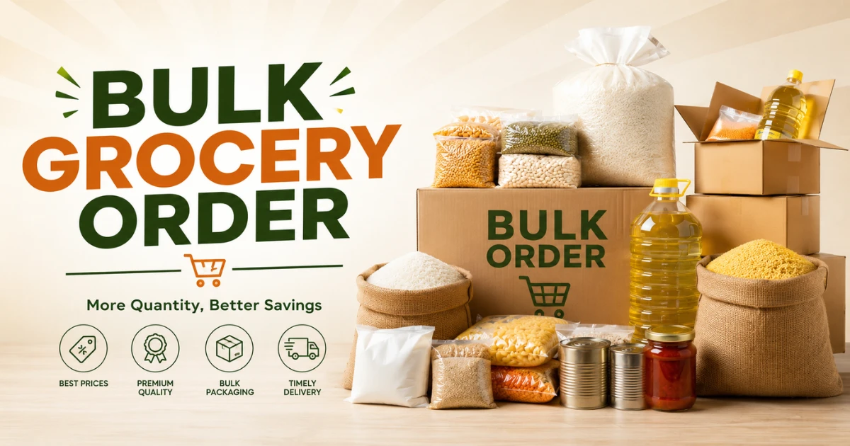 Bulk Grocery Purchase in Madurai for Homes & Retail Stores