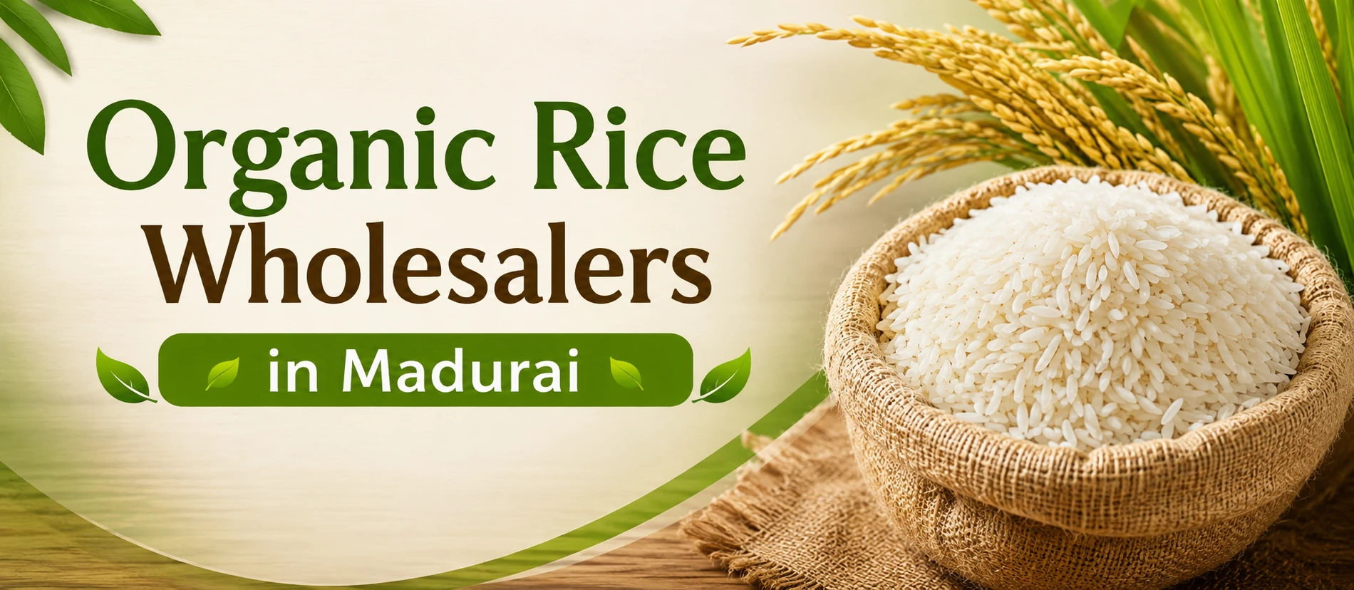 Best Organic Rice Wholesalers in Madurai for Quality and Bulk Supply